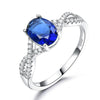 Oval Morganit Ring