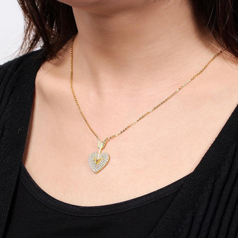 Herz Diamant Halskette