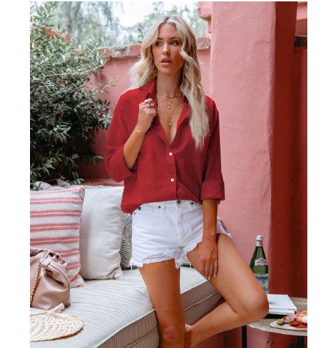 Eleganter Damen-Cardigan mit Reverskragen – Stilvolles Design und hoher Tragekomfort