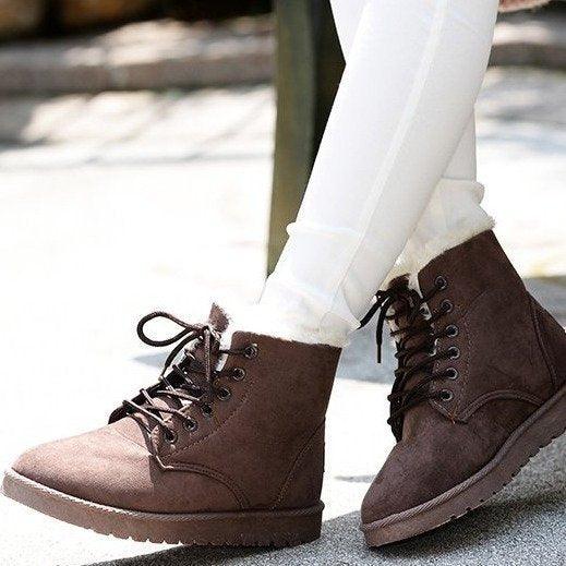 Luxuriöse Winterstiefel für Frauen - Snow Boot mit Plüsch-Innensohle