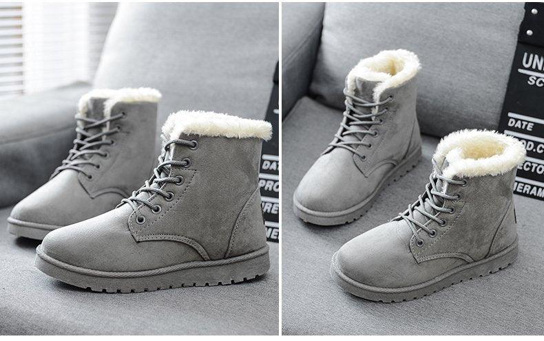 Luxuriöse Winterstiefel für Frauen - Snow Boot mit Plüsch-Innensohle