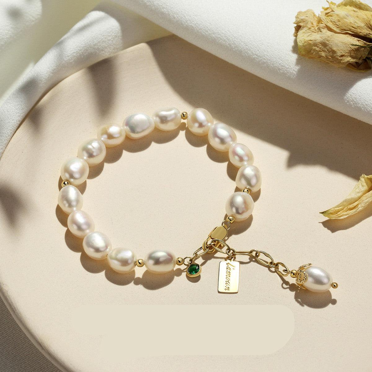 Zirkonia Perlen Armband
