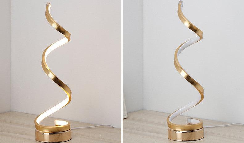 Moderne LED-Tischlampe mit Fernbedienung