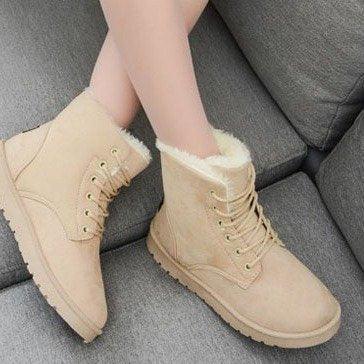 Luxuriöse Winterstiefel für Frauen - Snow Boot mit Plüsch-Innensohle