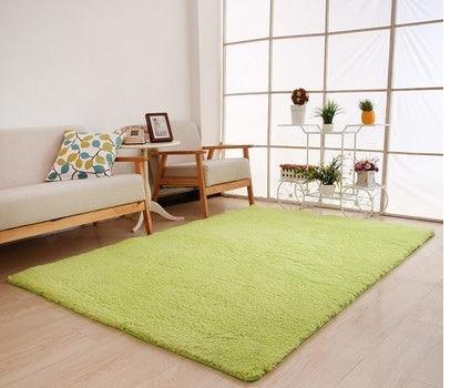 Weißes Plüsch Teppich Luxus für Zuhause