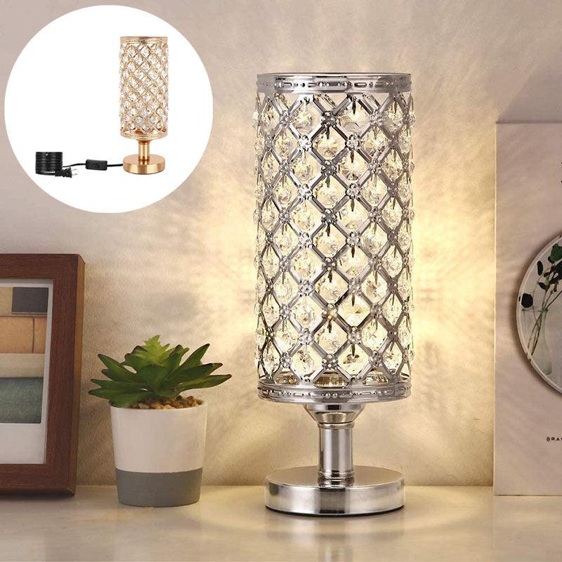 Neue moderne Kristall-Tischlampe für Schlafzimmer und Wohnzimmer