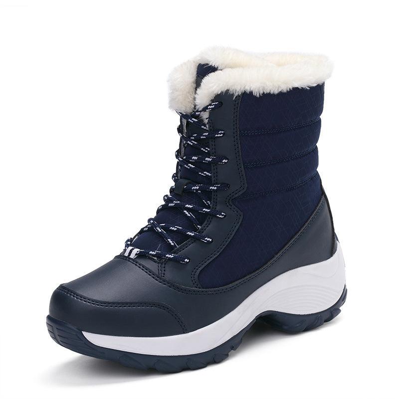 Wasserdichte Damen Winterstiefel - Snow Boots mit Fleece-Futter und rutschfester Sohle