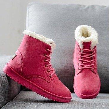 Luxuriöse Winterstiefel für Frauen - Snow Boot mit Plüsch-Innensohle