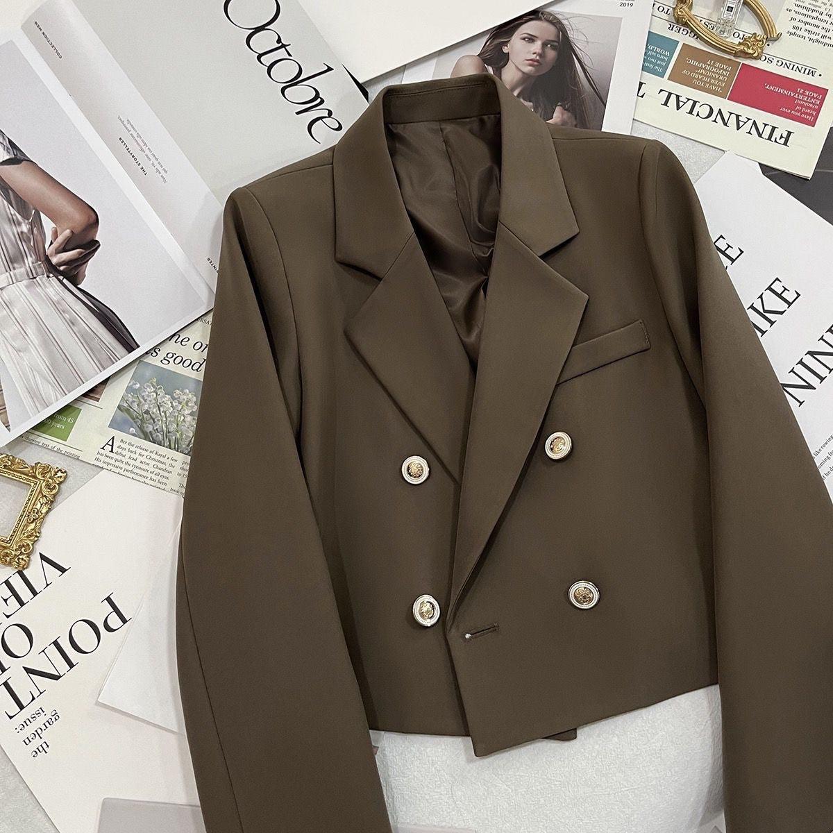 Neuer Modischer Weißer Damen-Blazer
