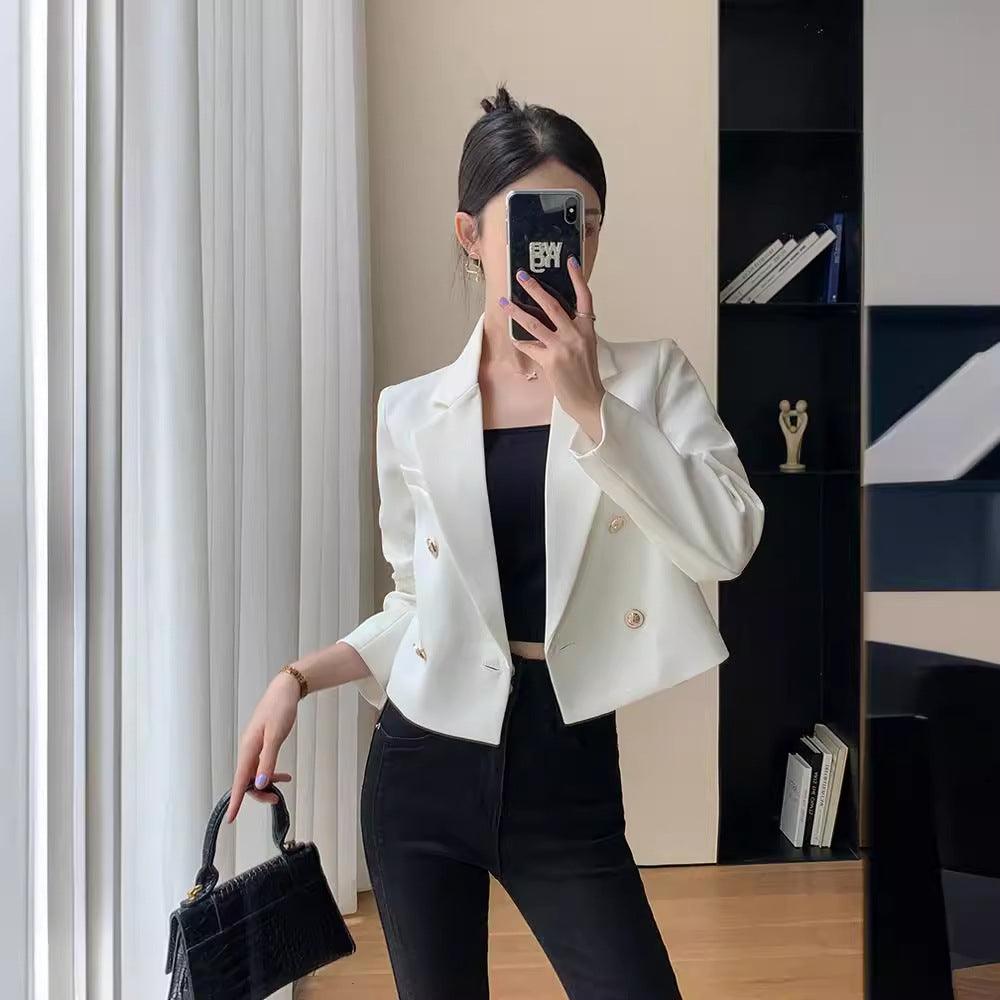 Neuer Modischer Weißer Damen-Blazer