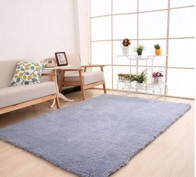 Weißes Plüsch Teppich Luxus für Zuhause