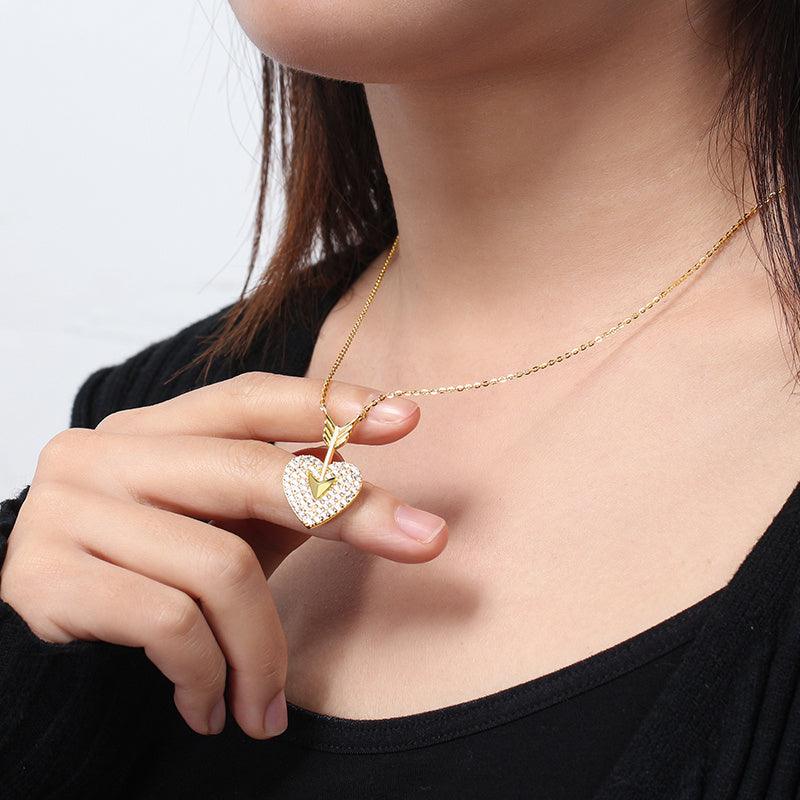 Herz Diamant Halskette