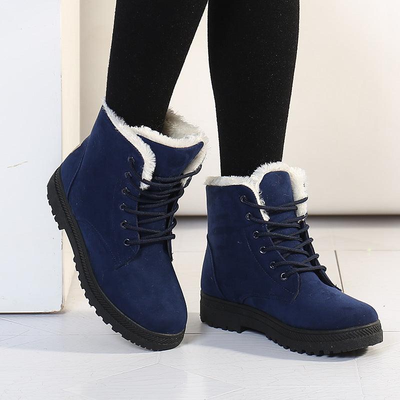 Luxuriöse Winter Schneestiefel für Damen - Warm mit Kunstfell gefüttert