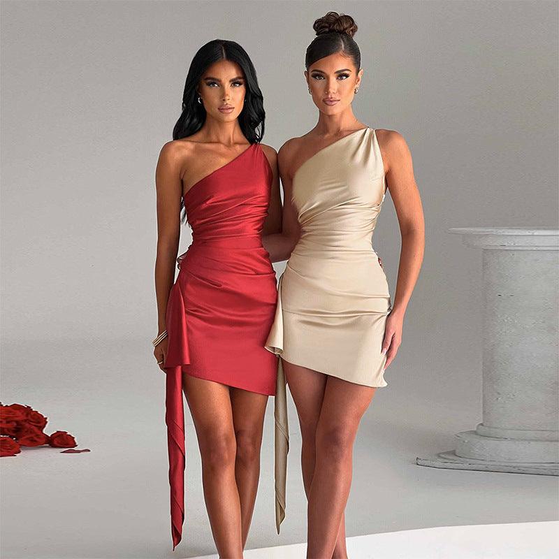 One-Shoulder Minikleid - Sexy und Stilvoll für Partys und Hochzeiten
