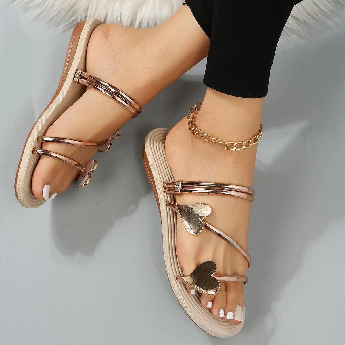 Herz Flip-Flops Sommer