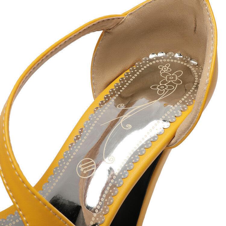 Römische Schuhe mit Dicken Absätzen für Frauen - Stilvoll und Komfortabel