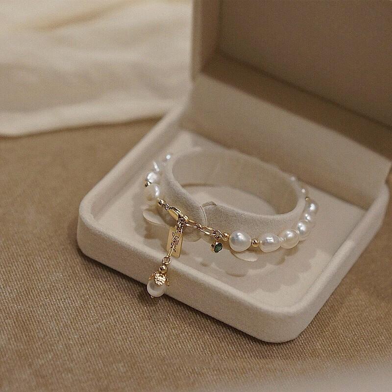 Zirkonia Perlen Armband